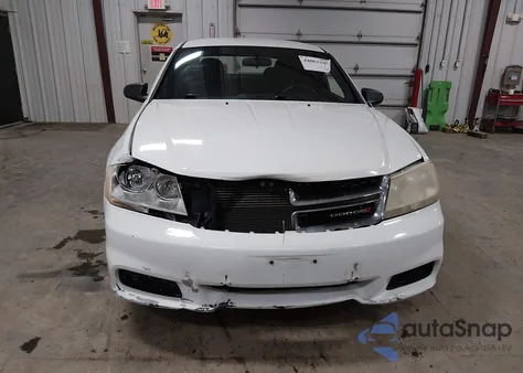 2012 Dodge Avenger Se из США, поврежденный, VIN 1C3CDZAB8CN220374